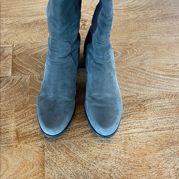 Stuart Weitzman OKB reserve 5050 boots, slate gray - Picture 3 of 11